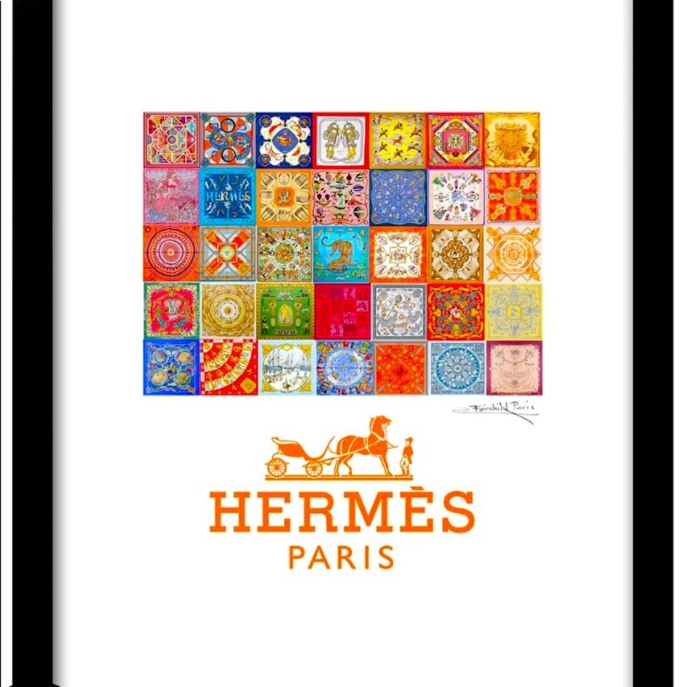 Fairchild Paris Hermès Quilt Wall Art